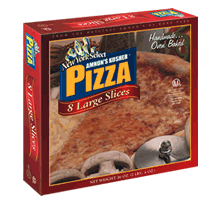 8 Large Slices of Amnons Kosher Pizza